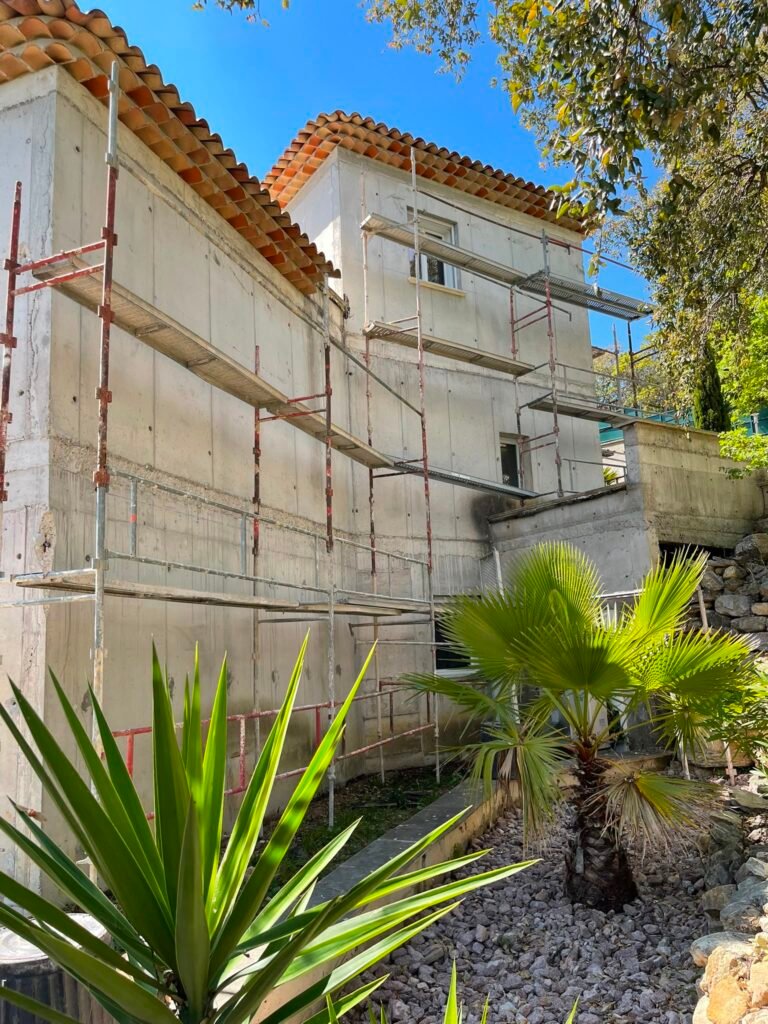 Ravalement de façade — réalisation RP Perrignier
