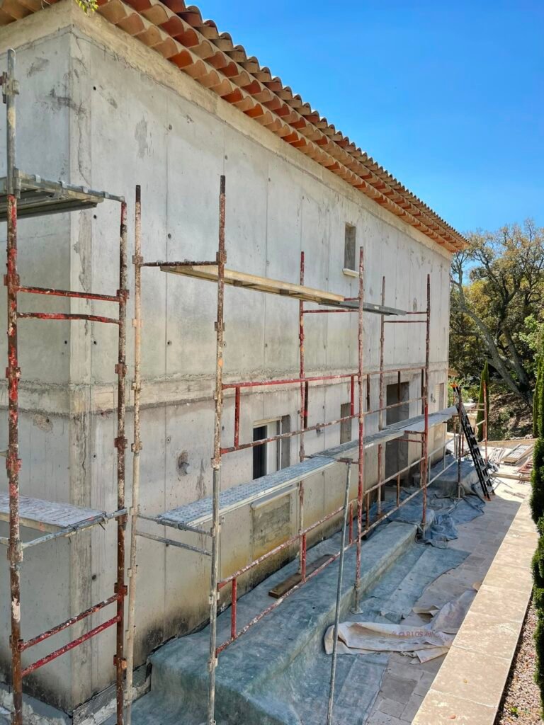 Ravalement de façade — réalisation RP Perrignier